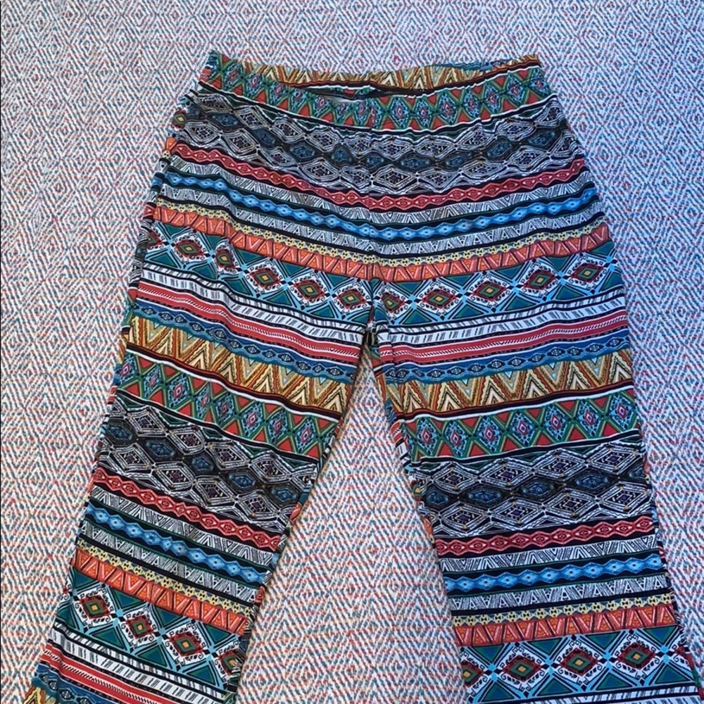 stretchy , flowy pants